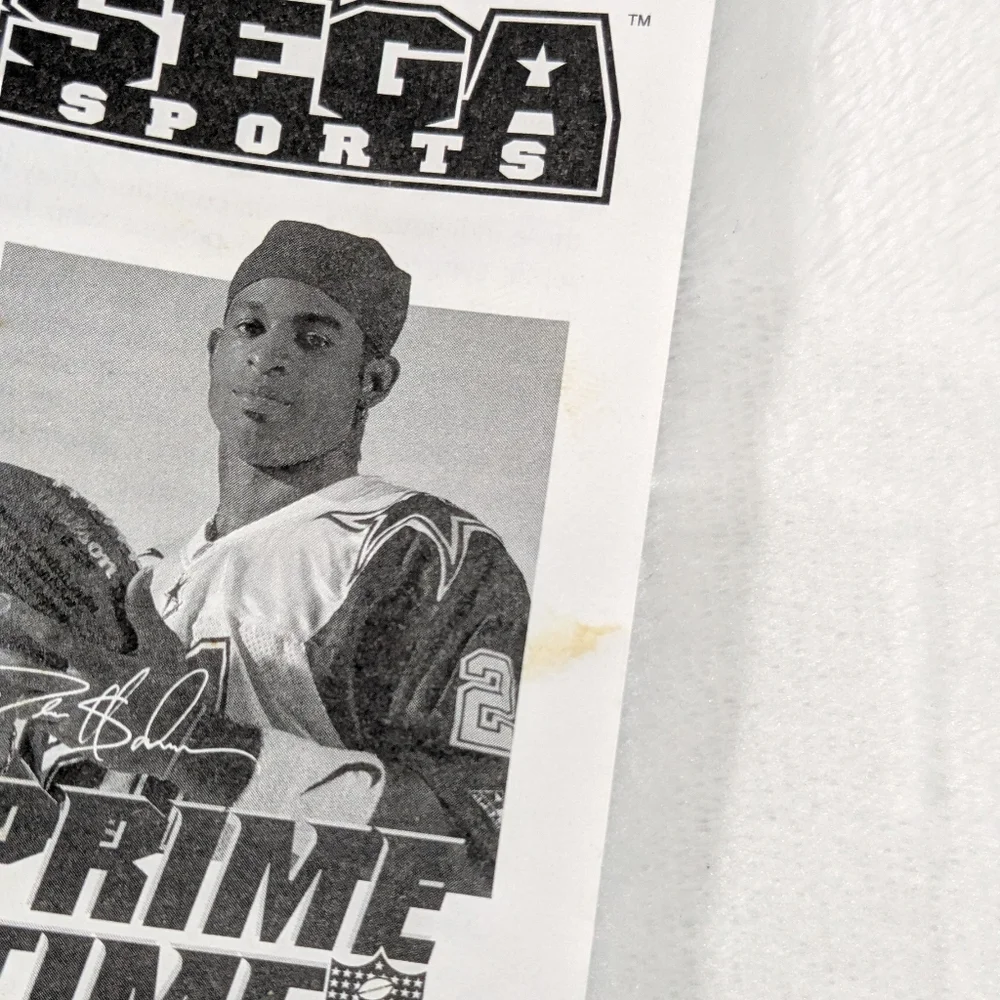 Sega Genesis Prime Time NFL (Untested)